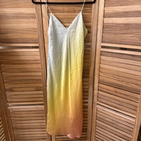 Cami NYC Raven Silk Tye-die Dress Size L - Picture 3 of 9